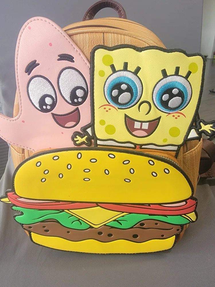 Nickelodeon Loungefly Spongebob Krusty Krab Mini Backpack thumbnail