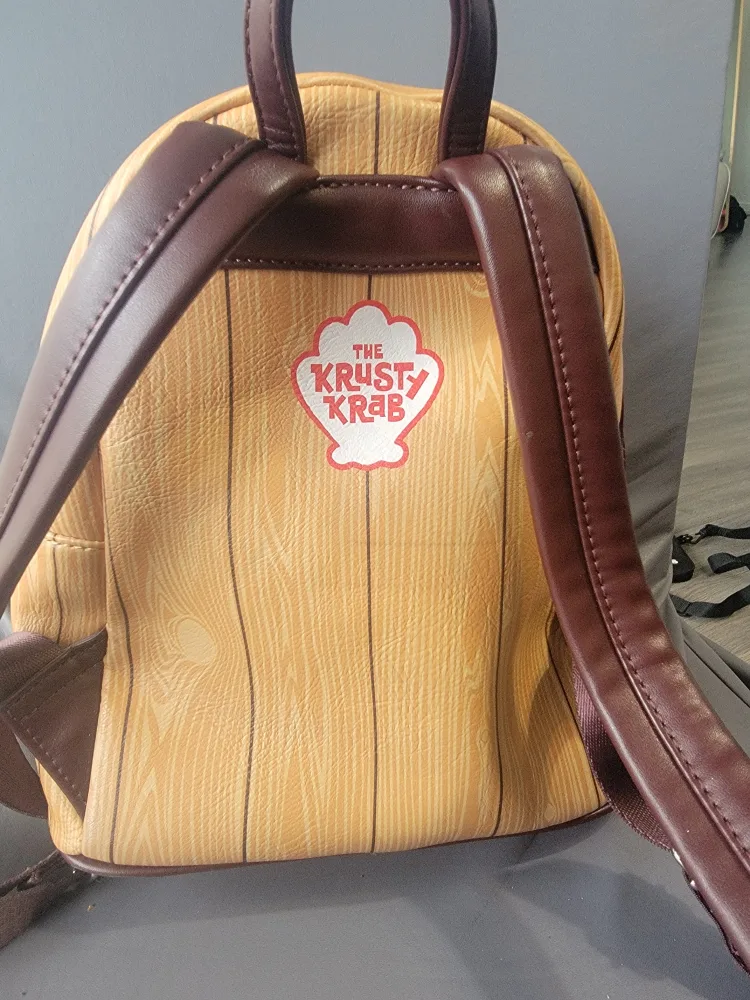 Nickelodeon Loungefly Spongebob Krusty Krab Mini Backpack image indicator(2)
