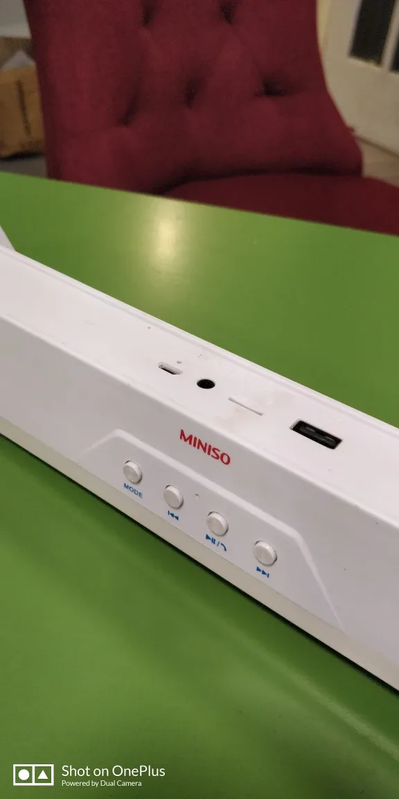 Miniso White Sound Bar image indicator(3)