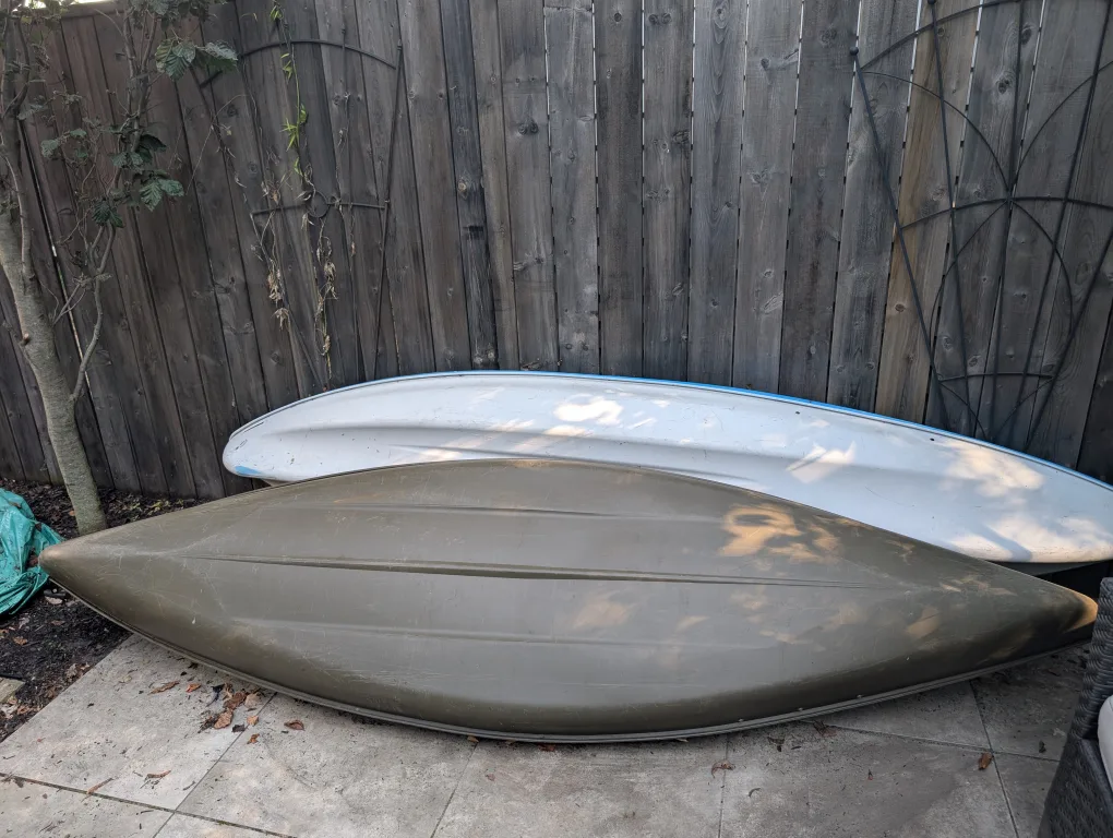 Set of two Kayaks with paddles and kayak car rack image indicator(8)