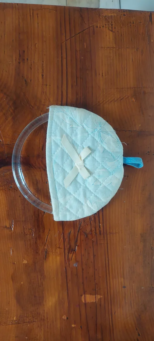Handmade Potholder with Clear Handle thumbnail