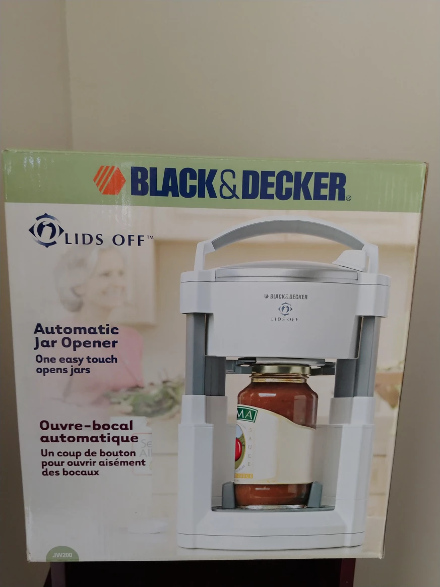Black & Decker Lids Off Automatic Jar Opener"🧡"