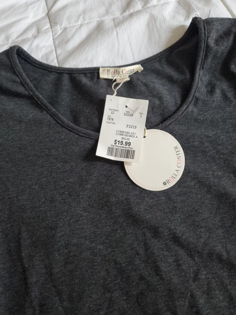 Rolla Coaster Grey Dress - Size 12 image indicator(3)