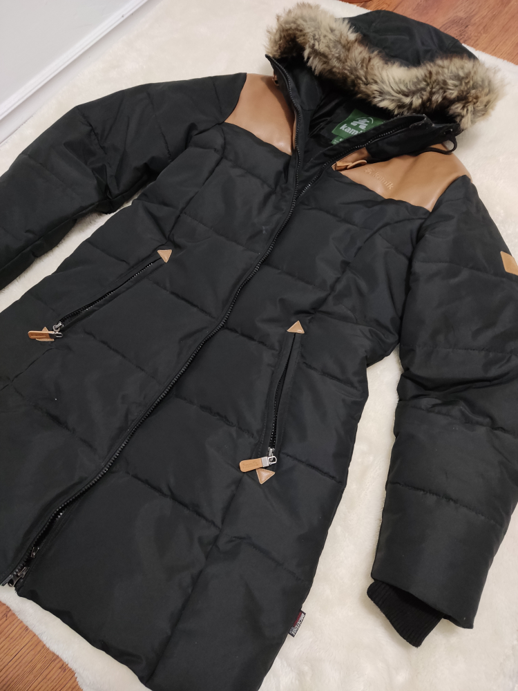Black Winter Jacket - Size M Kamik - photo 2