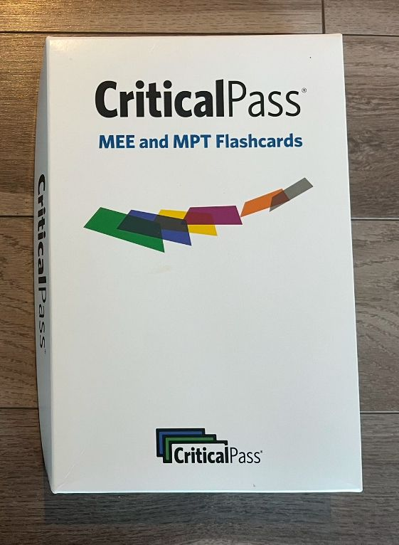 Critical Pass – MEE & MPT Flashcards (2024–2025 Edition)