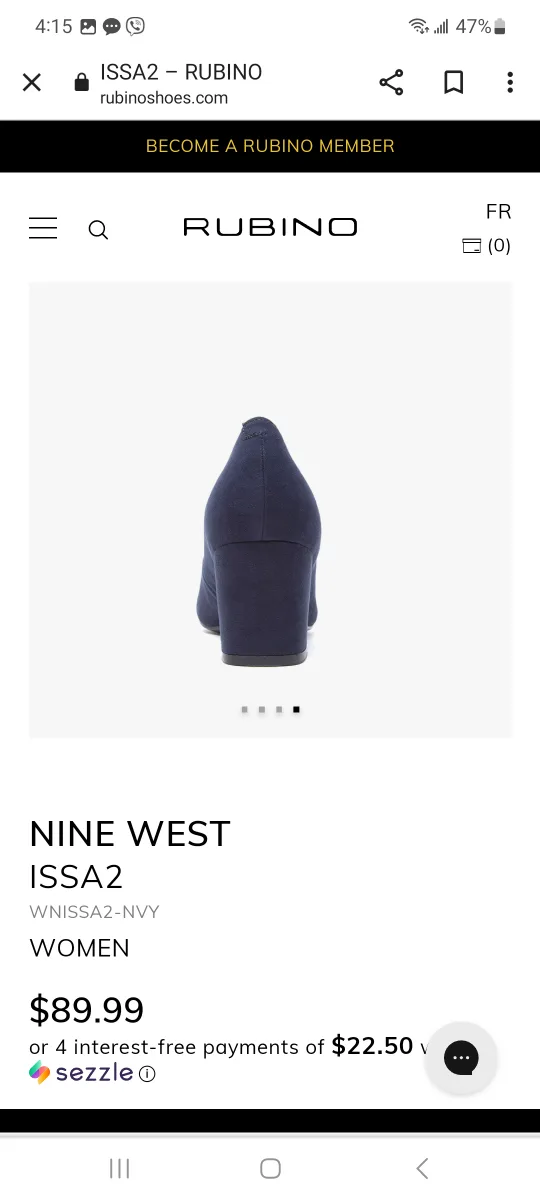 Nine West Size 7.5 classic shoes woman party NEW image indicator(2)