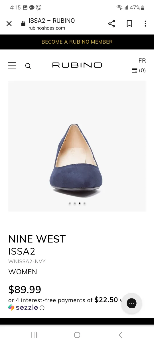 Nine West Size 7.5 classic shoes woman party NEW image indicator(3)