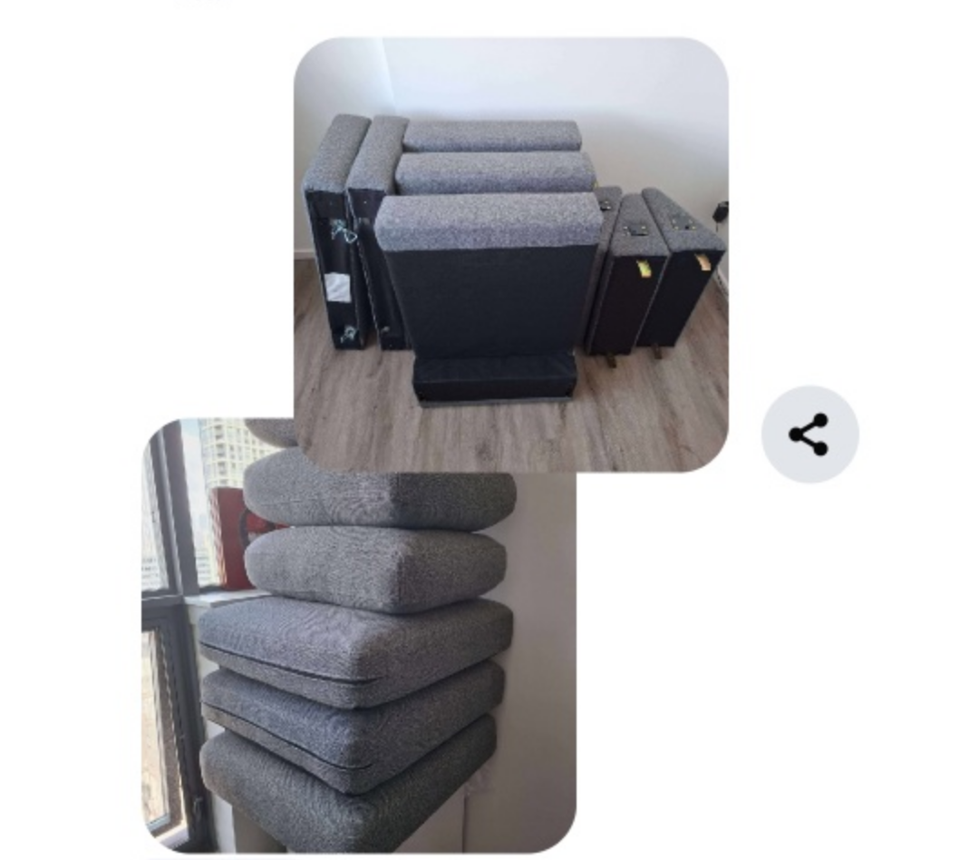 Cozey Altus Collection 3-Seater Sofa - Slate - photo 4