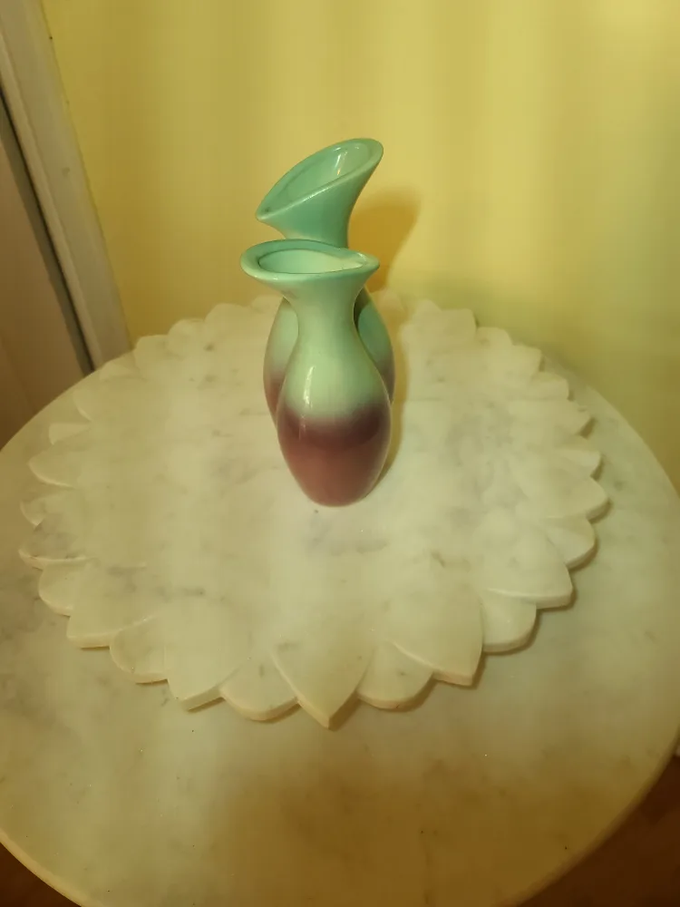 Ombre Double Spout Ceramic Vase image indicator(2)