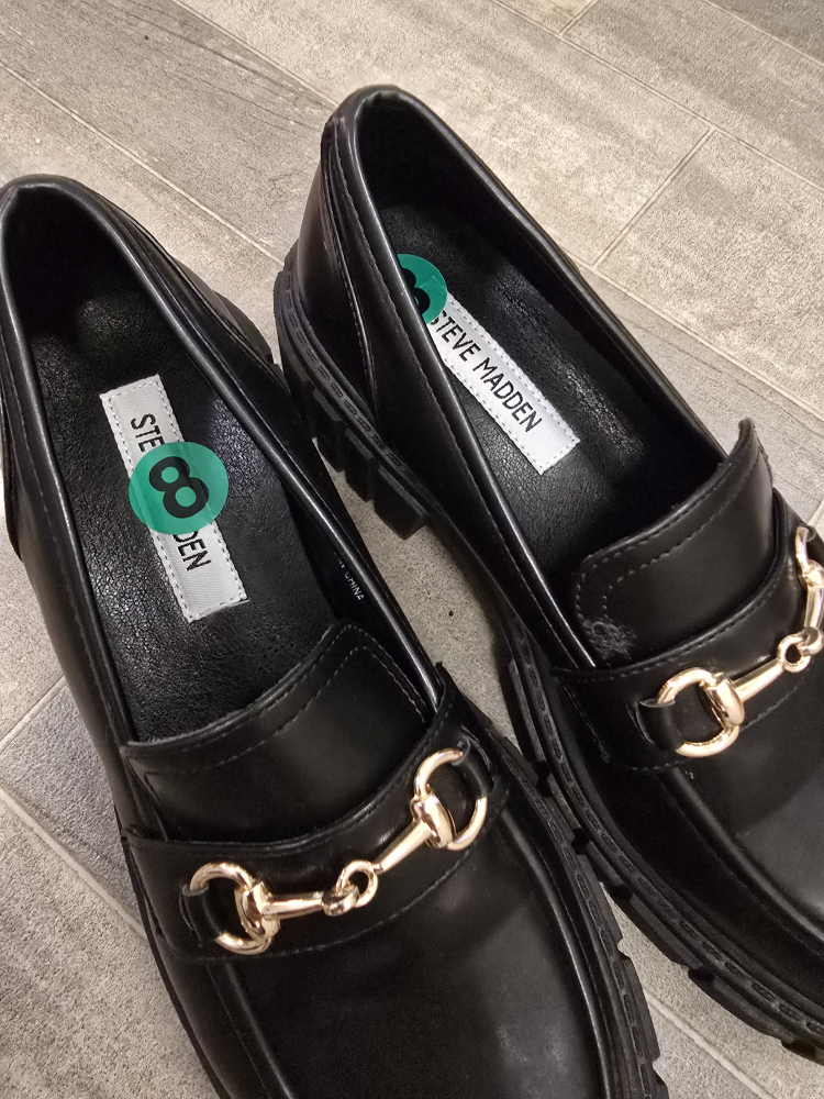 Steve Madden Black Loafers - Size 8 - photo 3