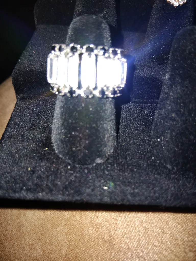 Rhinestone Stretch Ring image indicator(4)