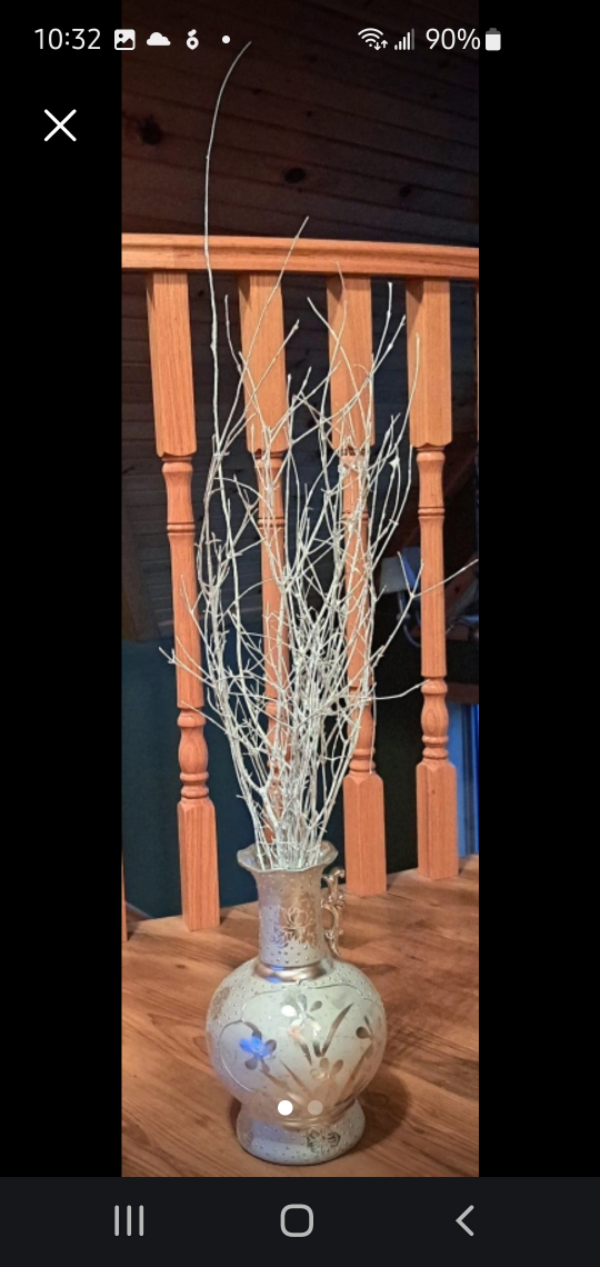 Decorative Vase with Silver Branches - photo 2