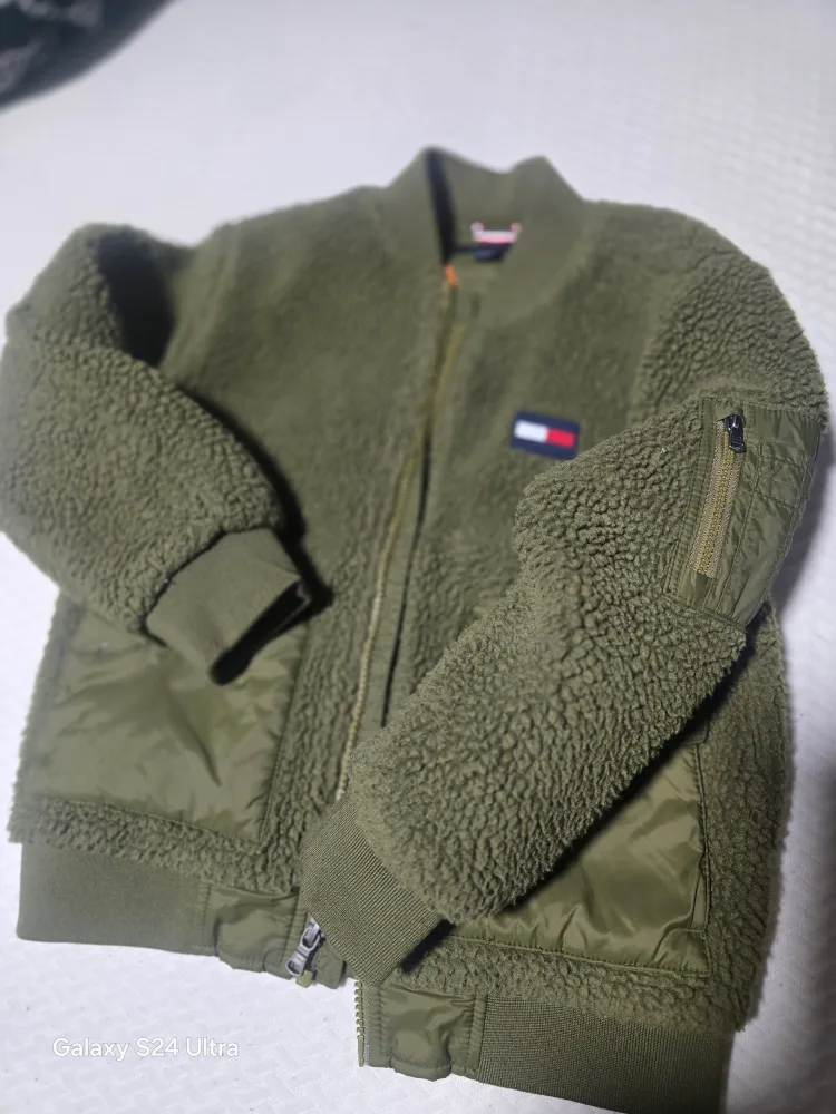 KIDS Tommy Hilfiger  Fleece Bomber Jacket thumbnail