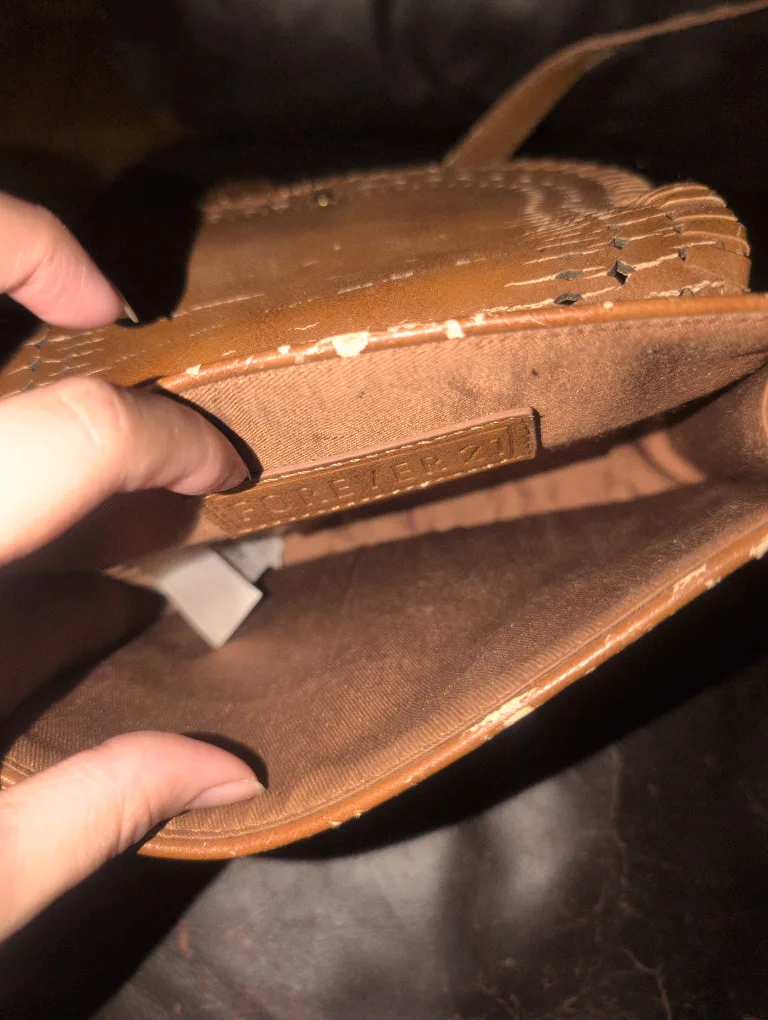 Forever 21 Brown Crossbody Bag image indicator(3)