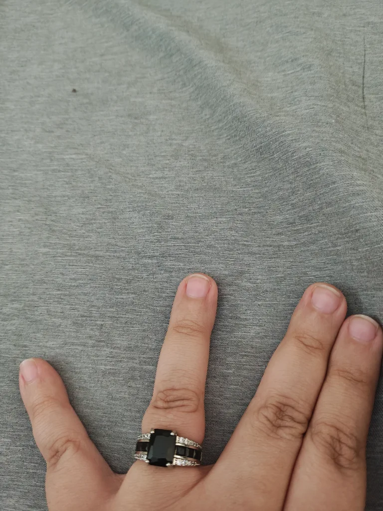 Black Stone Ring thumbnail