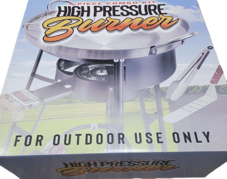 High Pressure Burner 9-Piece Combo Kit - Outdoor Cooking