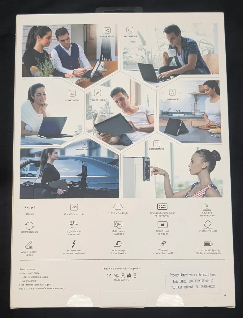 Typecase Flexbook Touch Keyboard Case image indicator(2)