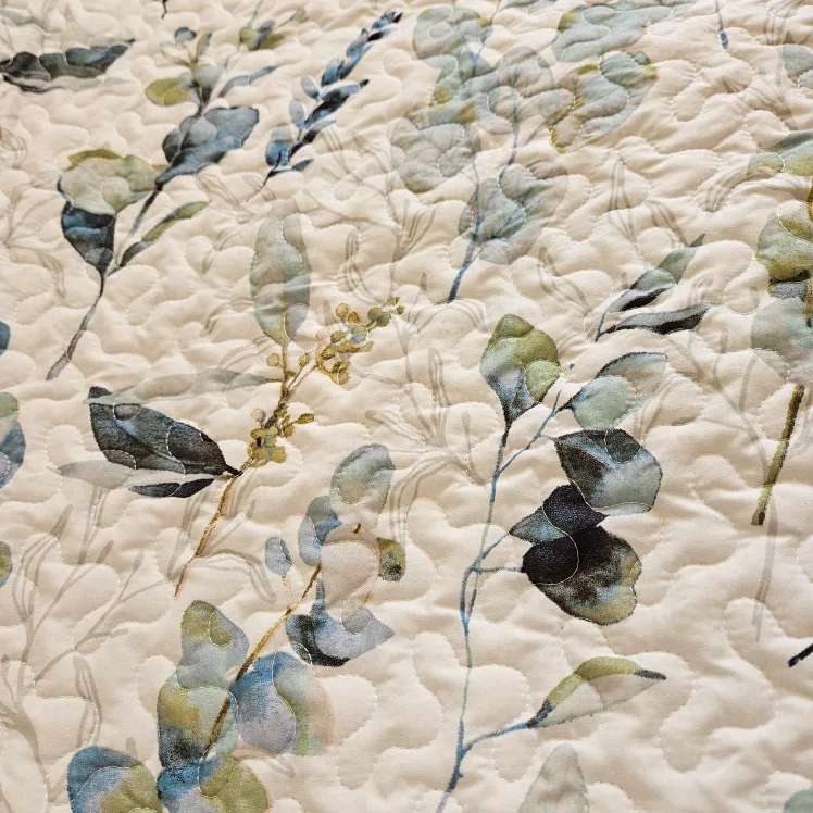 QE Home Floral Quilt coverlet set image indicator(3)