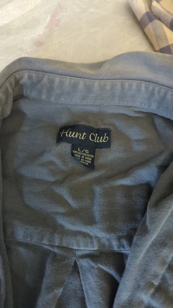 Hunt Club L/G Grey Flannel Shirt