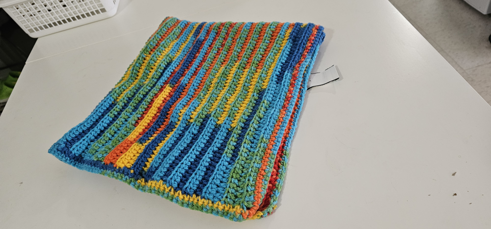 new brand Handmade Crochet Blanket - plus a 9 month girl dress