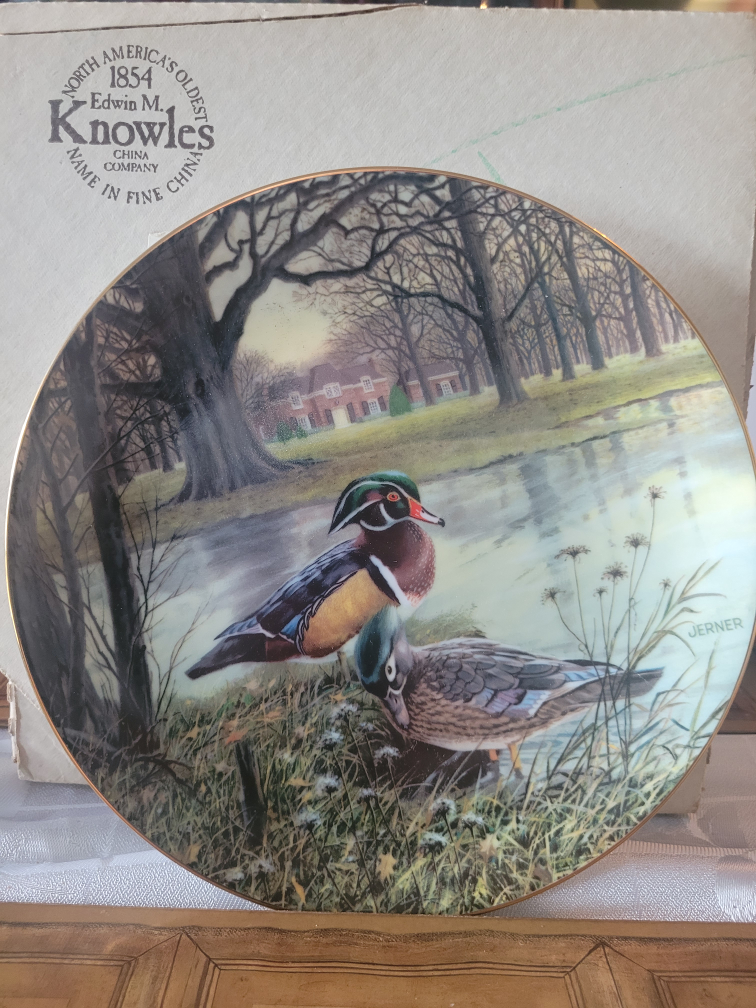 Edwin M. Knowles “The Wood Duck” Plate - photo 2