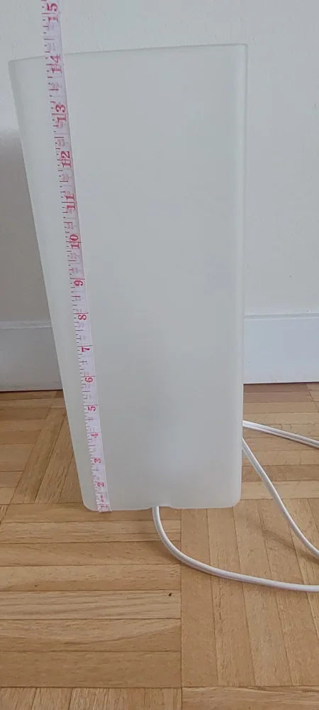 Pair of White Frosted Glass Table Lamps image indicator(4)