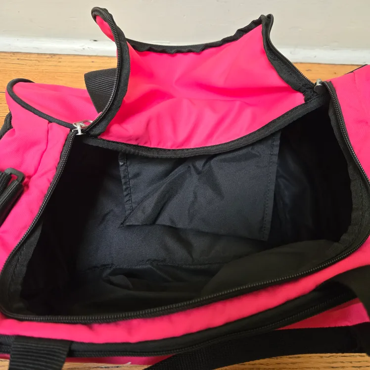 Nike Pink & Black Duffle Bag image indicator(3)