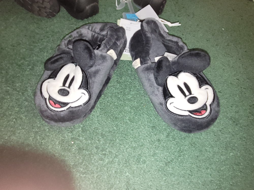 H&M Disney Mickey Mouse Slippers, Size 12-13