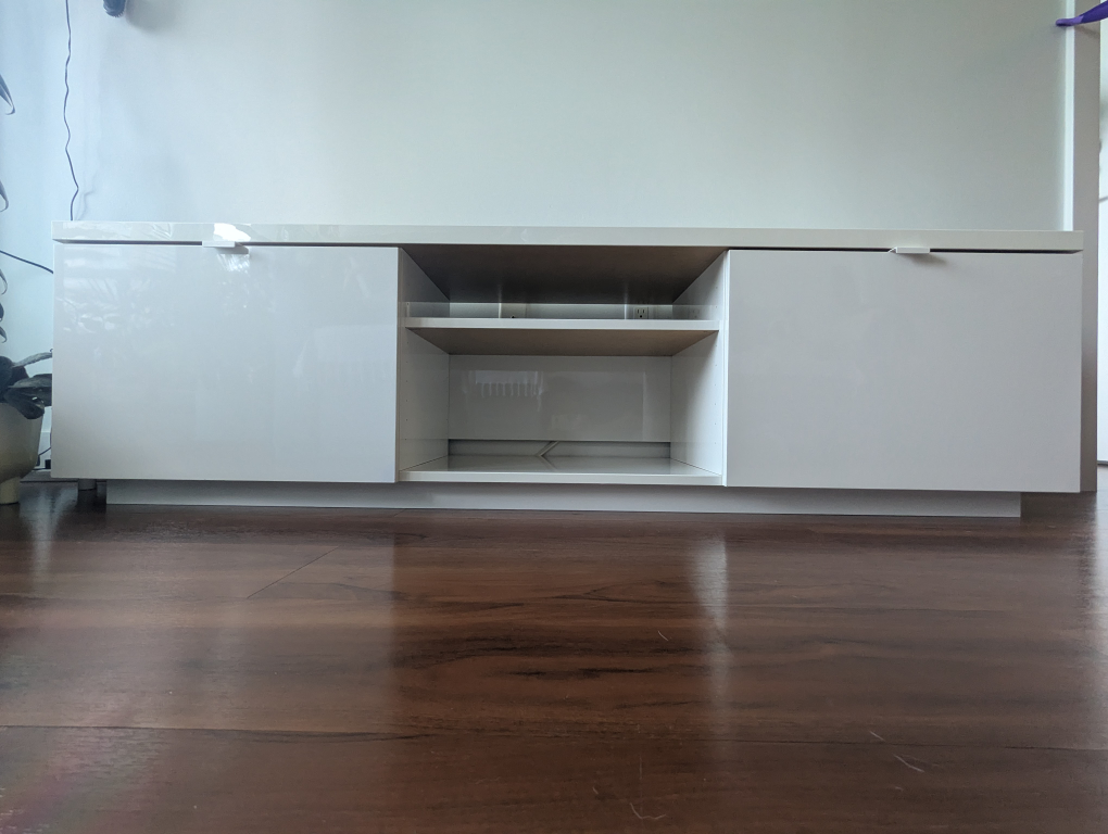 White TV Stand