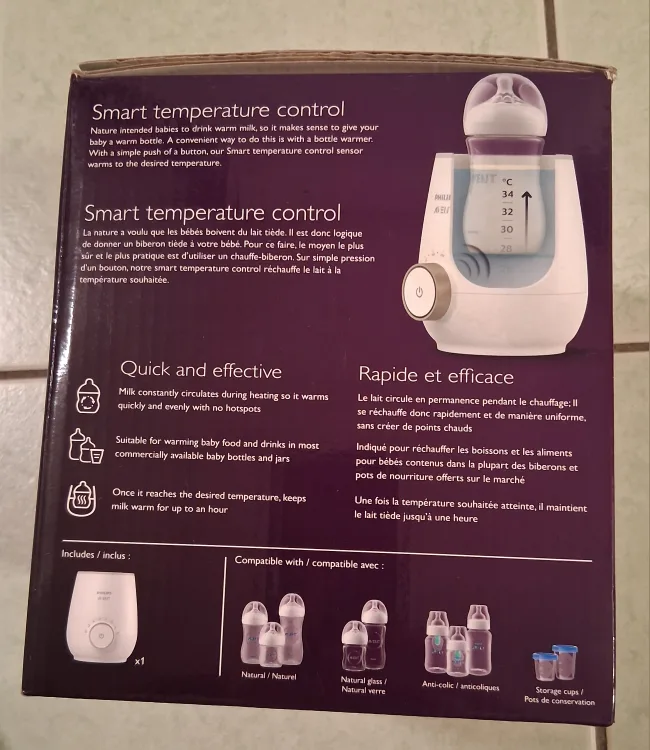 Philips Avent Fast Bottle Warmer -  New! image indicator(3)