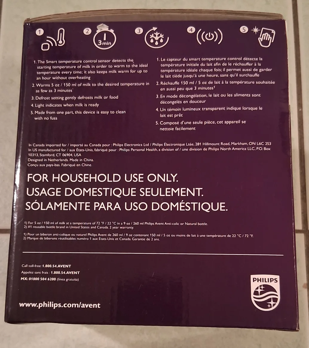 Philips Avent Fast Bottle Warmer -  New! image indicator(4)