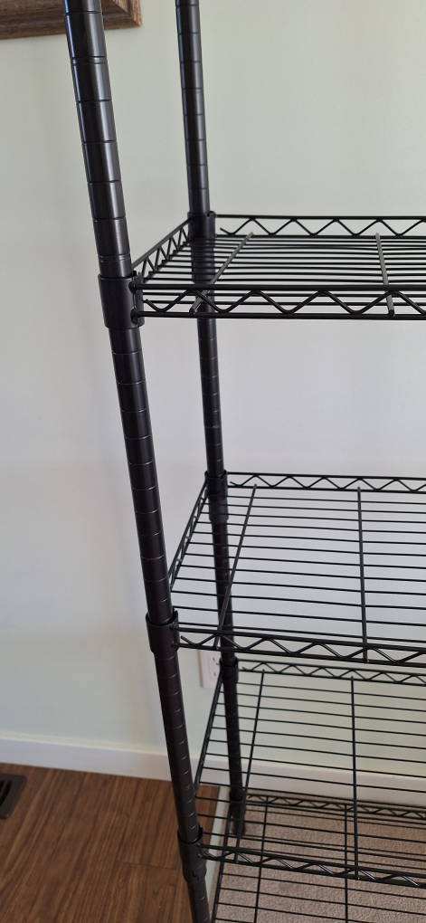 Black Wire Shelving Unit - 5 Tier - photo 5