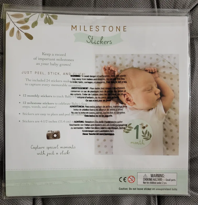 Milestone Baby Stickers - New image indicator(3)