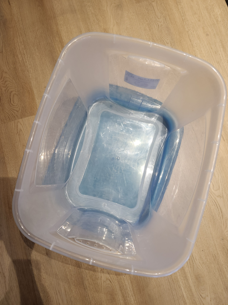 Bella NX Clear Storage Box - 68.1 L