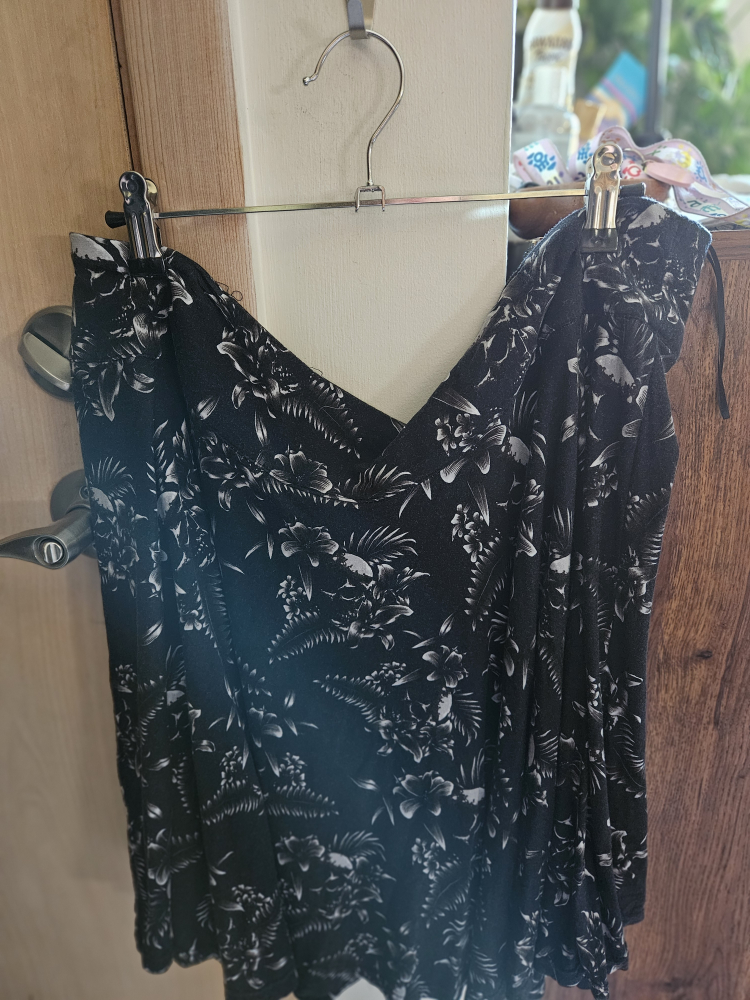 Killstar Black and White Floral Miniskirt - photo 2