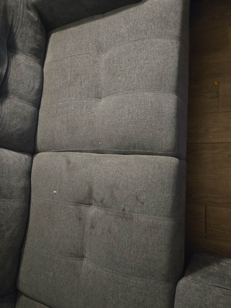 Grey Sectional Sofa with Ottoman - photo 5