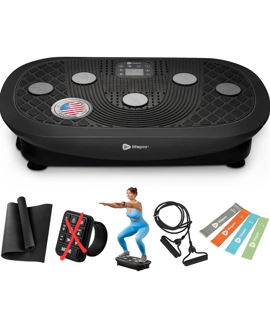 LifePro Rumblex Plus 4D Vibration Plate Exercise Machine thumbnail