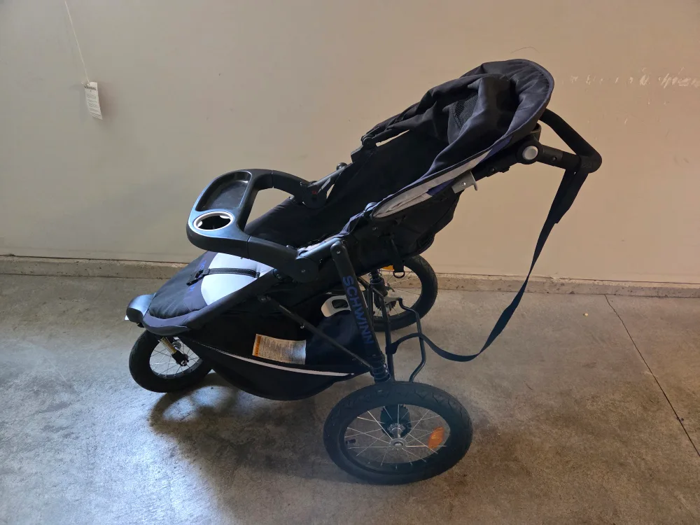 Schwinn Windswept Jogging Stroller - Blue/Black image indicator(9)