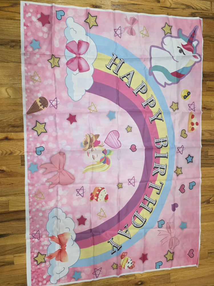 JoJo Siwa Happy Birthday Backdrop