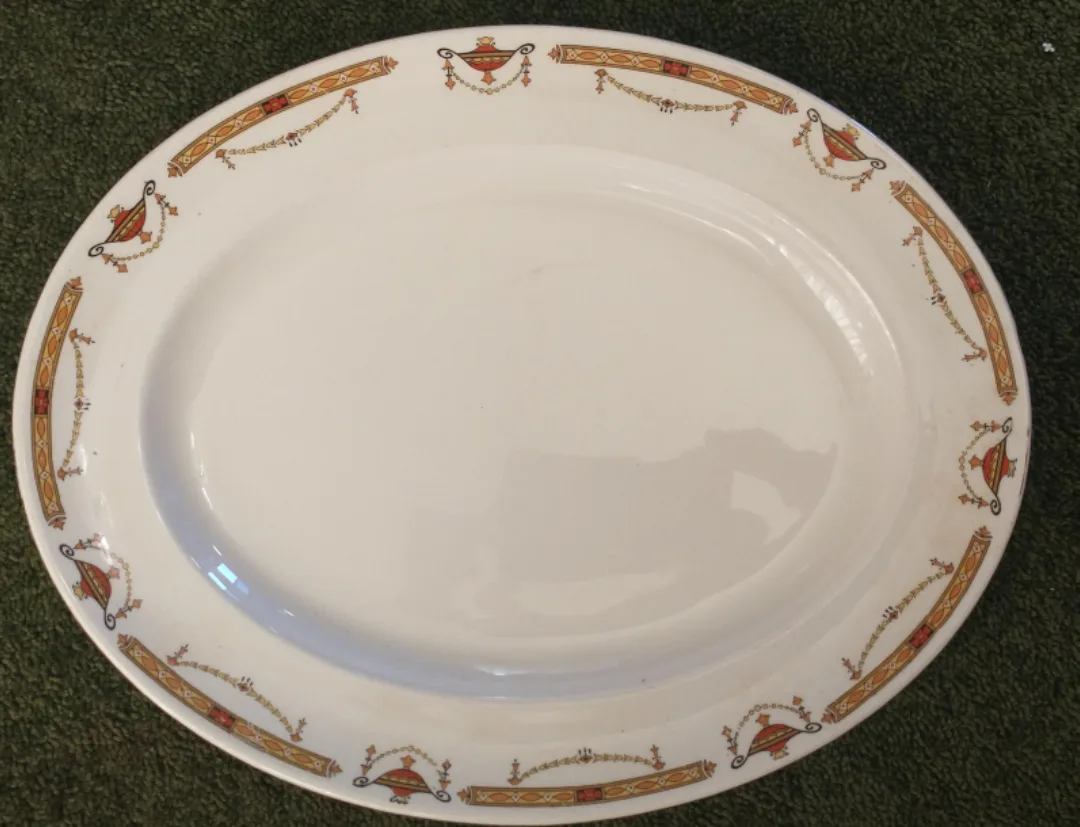 Vintage Large Oval Serving Platter thumbnail