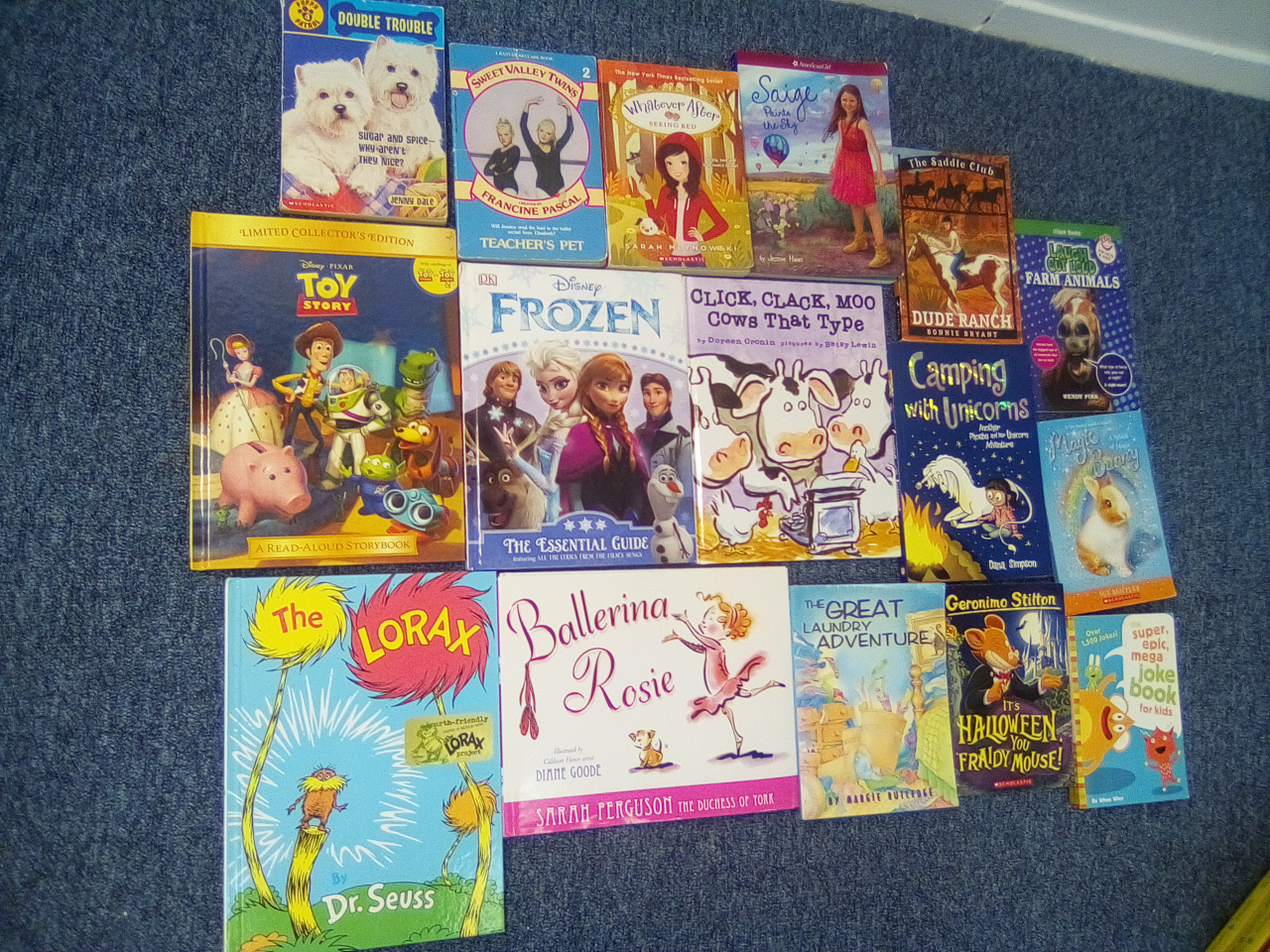 Kids Book Bundle - Disney, Dr Seuss, Geronimo Stilton + more!