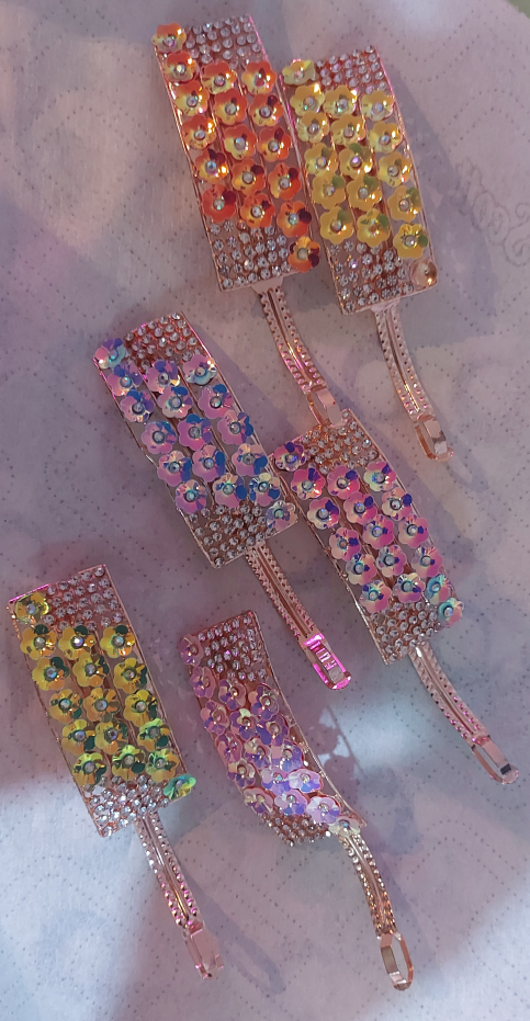 Hair Clip with Rhinestones - photo 2