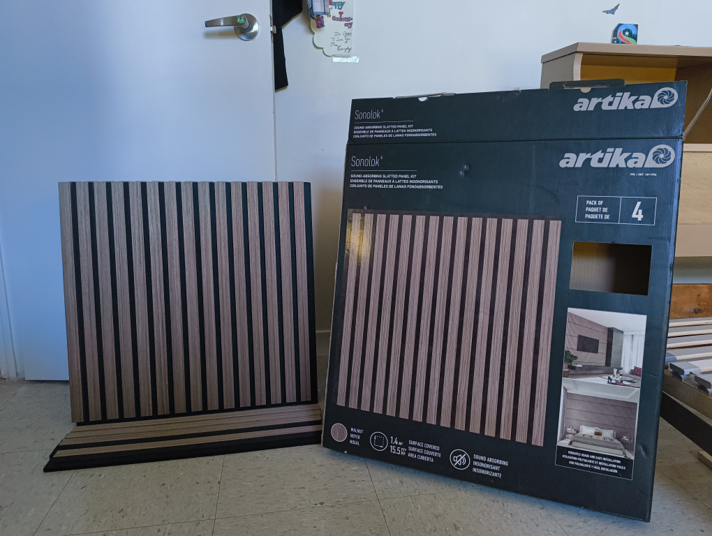 Sound Absorbing Slatted Panels