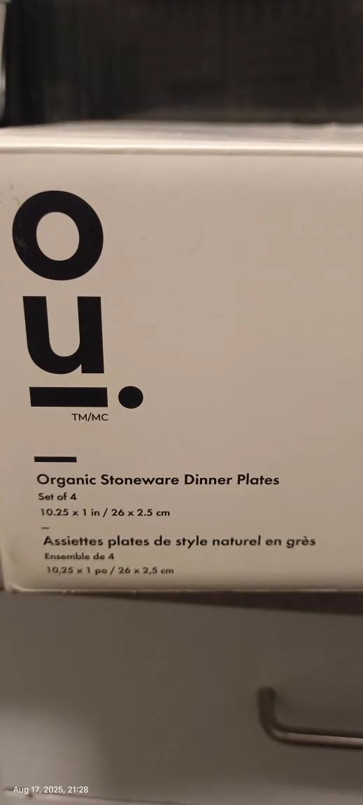 Oui Organic Stoneware Dinner Plate image indicator(2)