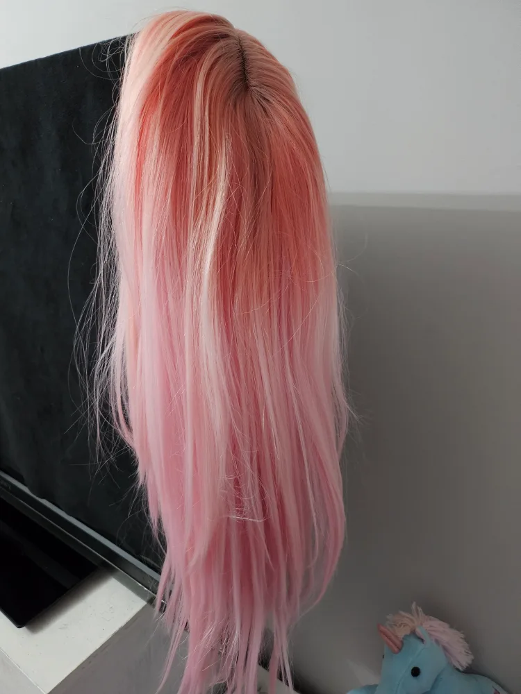 Hairdressing Mannequin Head - Pink thumbnail