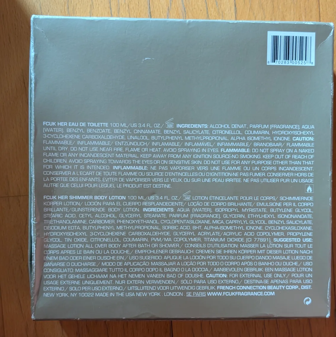 FCUK HER Eau de Toilette & Shimmer Lotion Set 100mL image indicator(3)