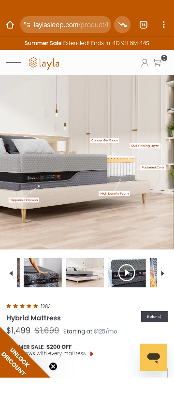 Layla Hybrid Mattress - photo 2
