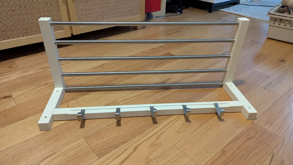 IKEA Portis Hallway Organizer - White/Silver