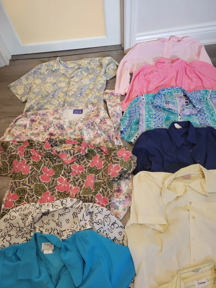 retro vintage Ladies Tops sz large image indicator(4)