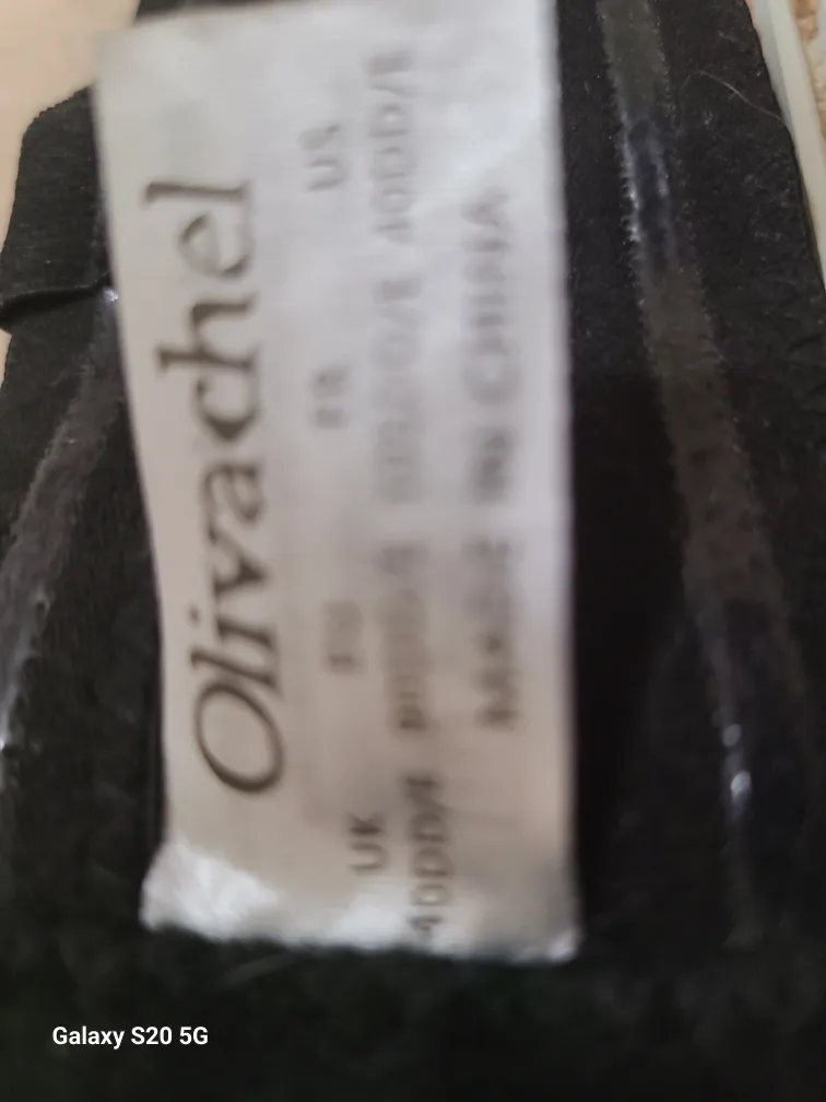 Olivachel Black Strapless Bra Size 40DD/E image indicator(2)